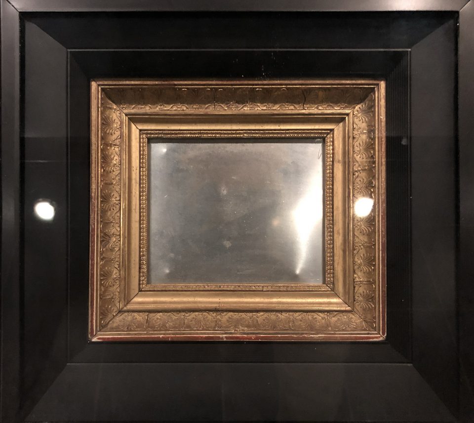 World's oldest photograph shown in its permanent display window. Photo by Keith Dotson.