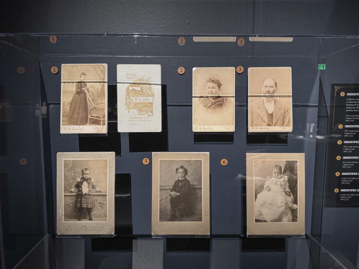 Portraits by WS Lively at the Photography in Tennessee exhibition in September 2025