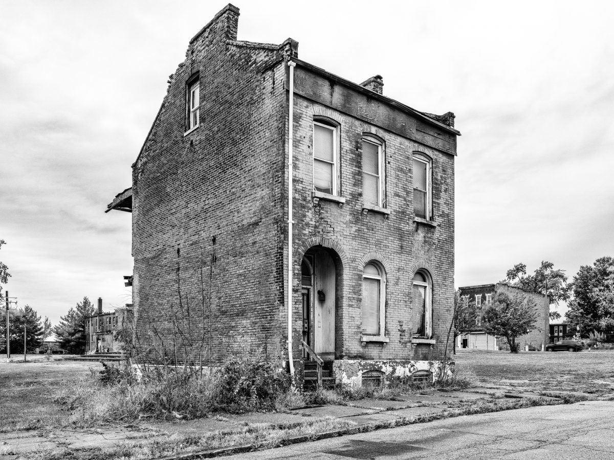 An abandoned house in College Hill, St. Louis