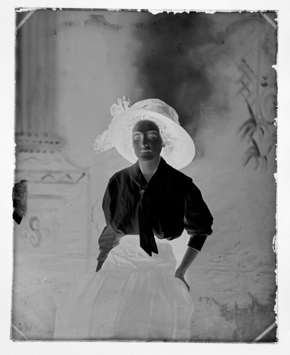 This portrait of a young woman in a big hat was probably made between 1908 and 1912. I use AI to help me determine these dates and it identified fashion clues like that hat called a "picture hat," which peaked during those years. 

AI also examined her blouse and hairstyle to help determine that timeframe.

